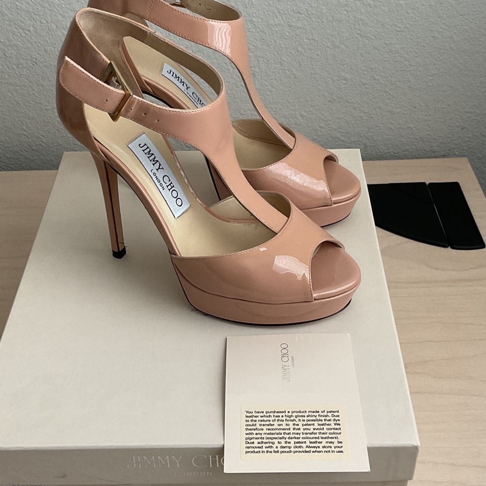 Jimmy Choo Blush Pink Heels - Picture 13 of 13